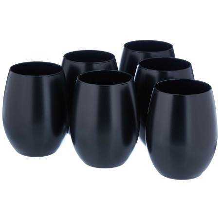 Set de Verres Chef&Sommelier Primary Noir verre 6 Unités (36 cl)