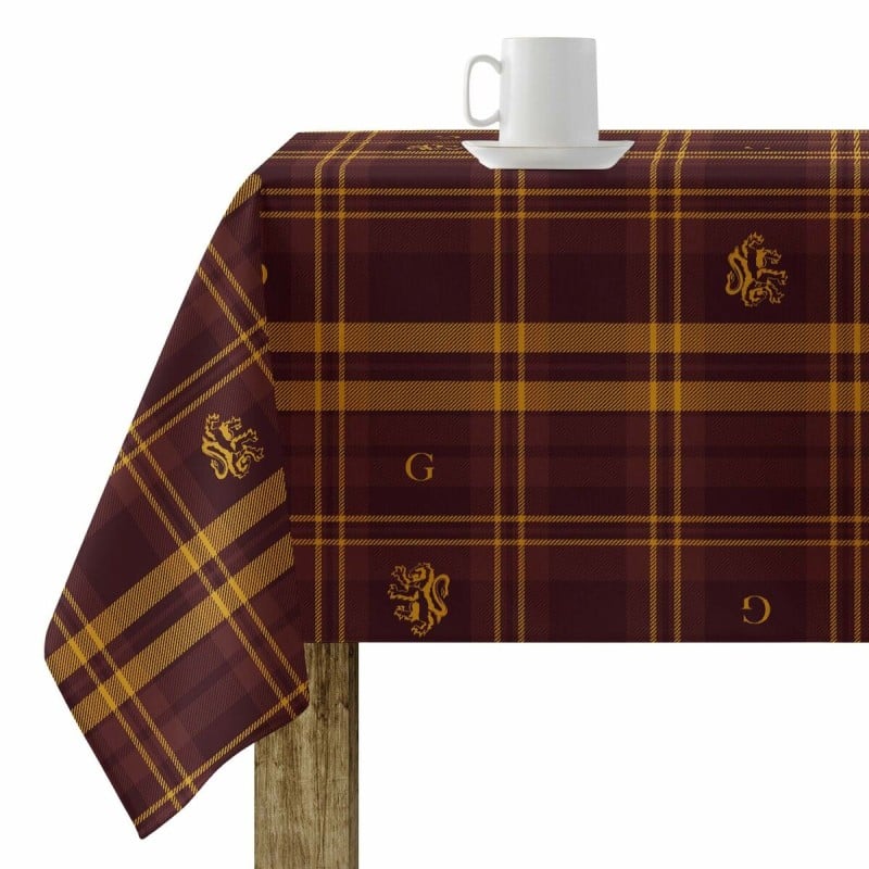 Fleckenabweisende geharzte Tischdecke Harry Potter Gryffindor Bunt 200 x 150 cm