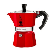 Italian Coffee Pot Bialetti Red Aluminium 50 ml 1 Cup