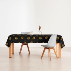 Stain-proof resined tablecloth Harry Potter Hufflepuff Multicolour 200 x 150 cm