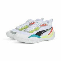 Chaussures de Basket-Ball pour Adultes Puma Playmaker Pro Blanc