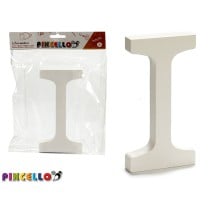 Wall Decoration Pincello 1711009 1,8 x 21 x 17 cm Letter I (12 Units)