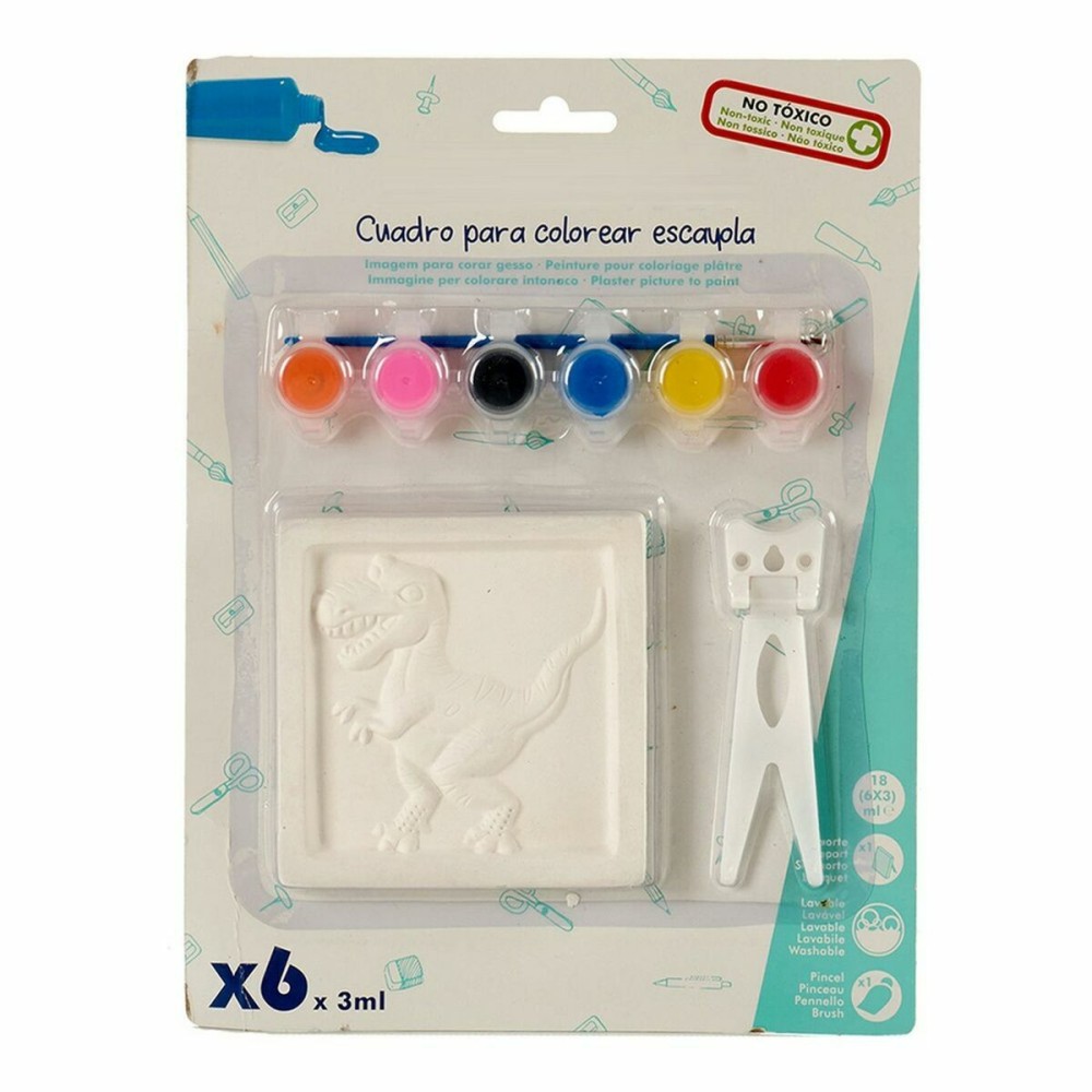 Jeu Peinture et Couleur Cadre (2 x 29 x 22 cm) (24 Unités)