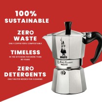 Cafetière Italienne Bialetti 990001164 Aluminium 4 Tasses 0,23 l