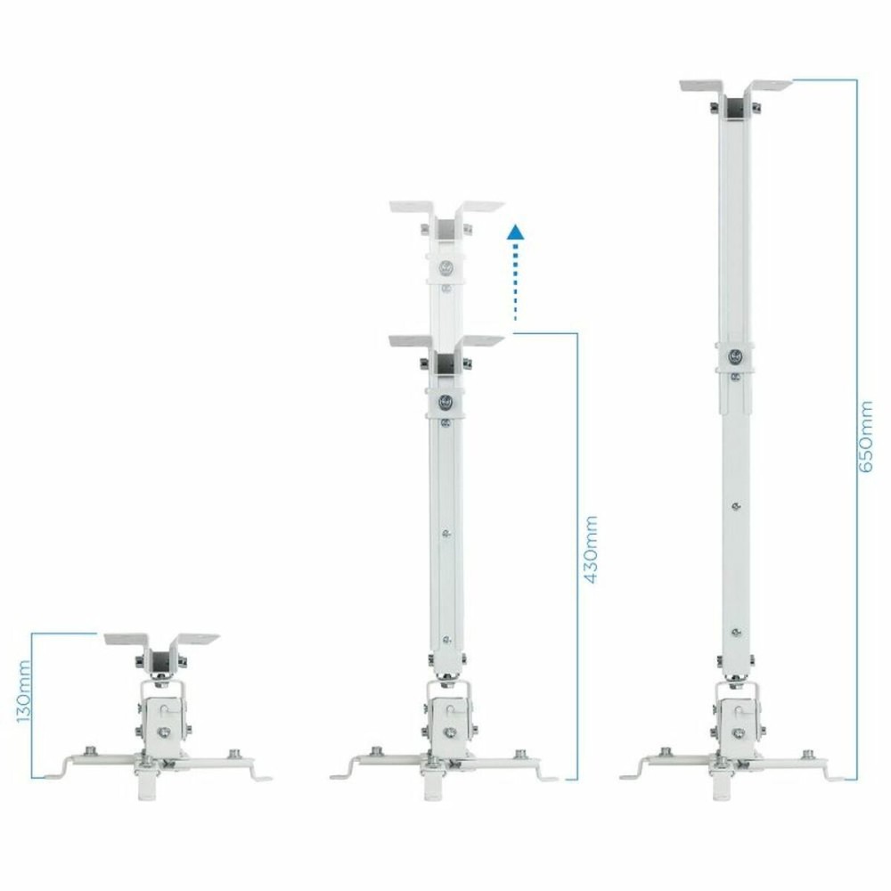 Verstellbare Deckenhalterung für Projektoren TooQ PJ2012T-W 20 kg