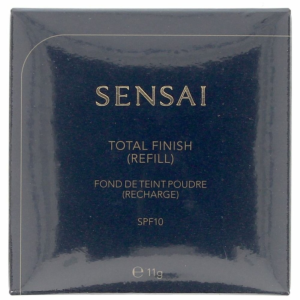 Powder Make-up Base Sensai Total Finish Nº TF202 Soft beige Spf 10 11 g Refill