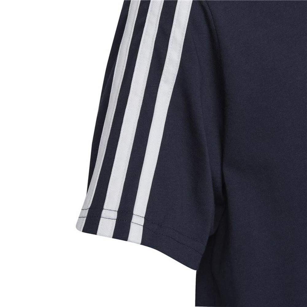 Kurzarm-T-Shirt Adidas 3S Badge of Sport Schwarz