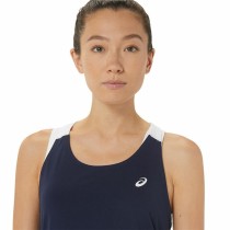 Kurzärmliges Sport T-Shirt Asics Court Blau Dunkelblau Tennis