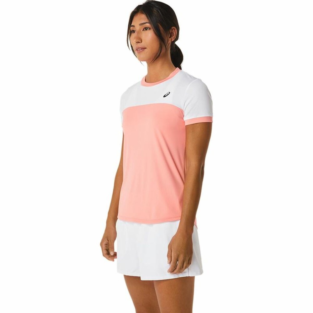 Kurzärmliges Sport T-Shirt Asics Court Rosa Tennis