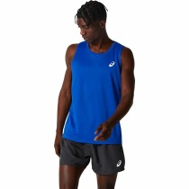 Ärmelloses Herren-T-Shirt Asics CORE SINGLET Blau