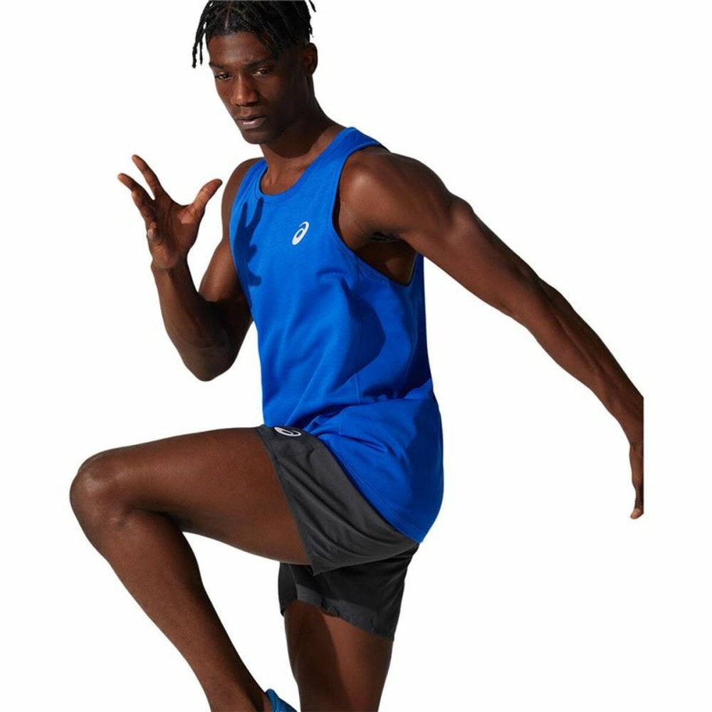 Men's Sleeveless T-shirt Asics CORE SINGLET Blue