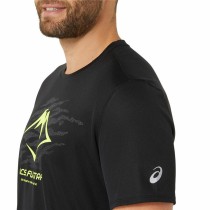 Men’s Short Sleeve T-Shirt Asics Fujitrail Logo Ss Top Black