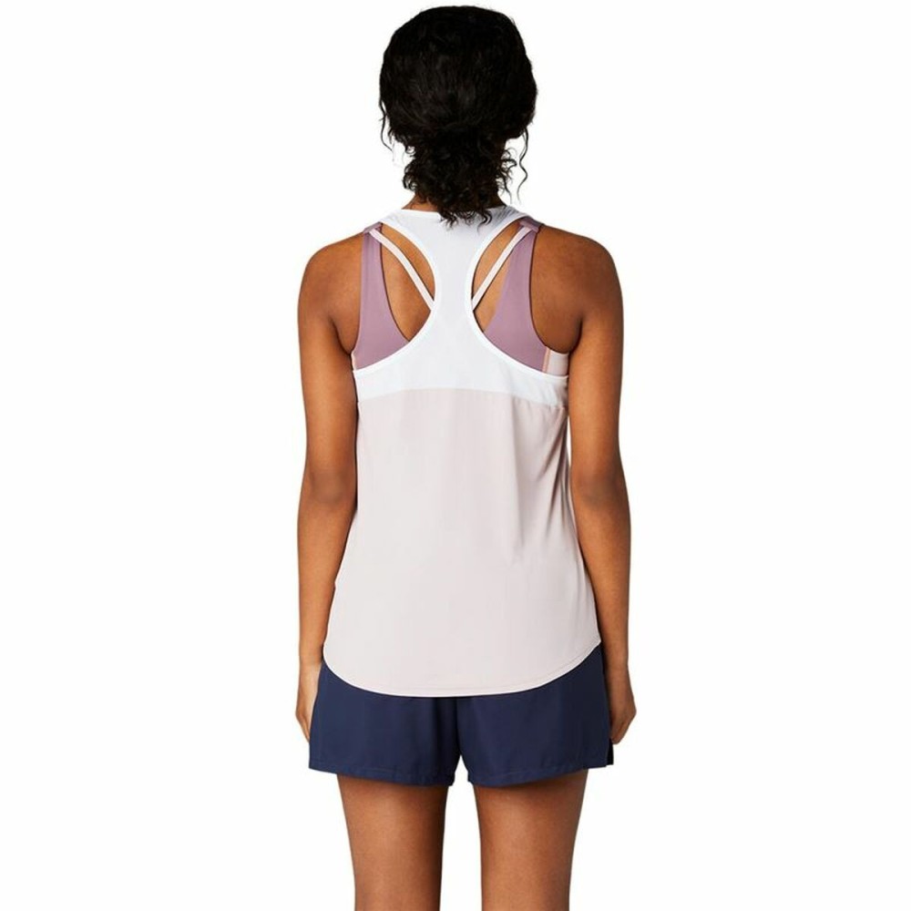 Tank Top Women Asics Court Tank Tennis Pink