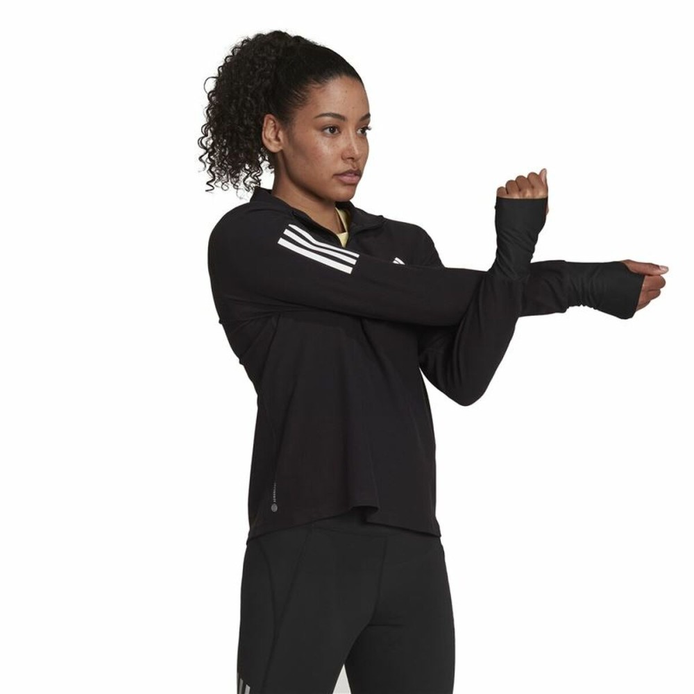 Sportjacke Adidas Own The Run 1/2 Zip Schwarz