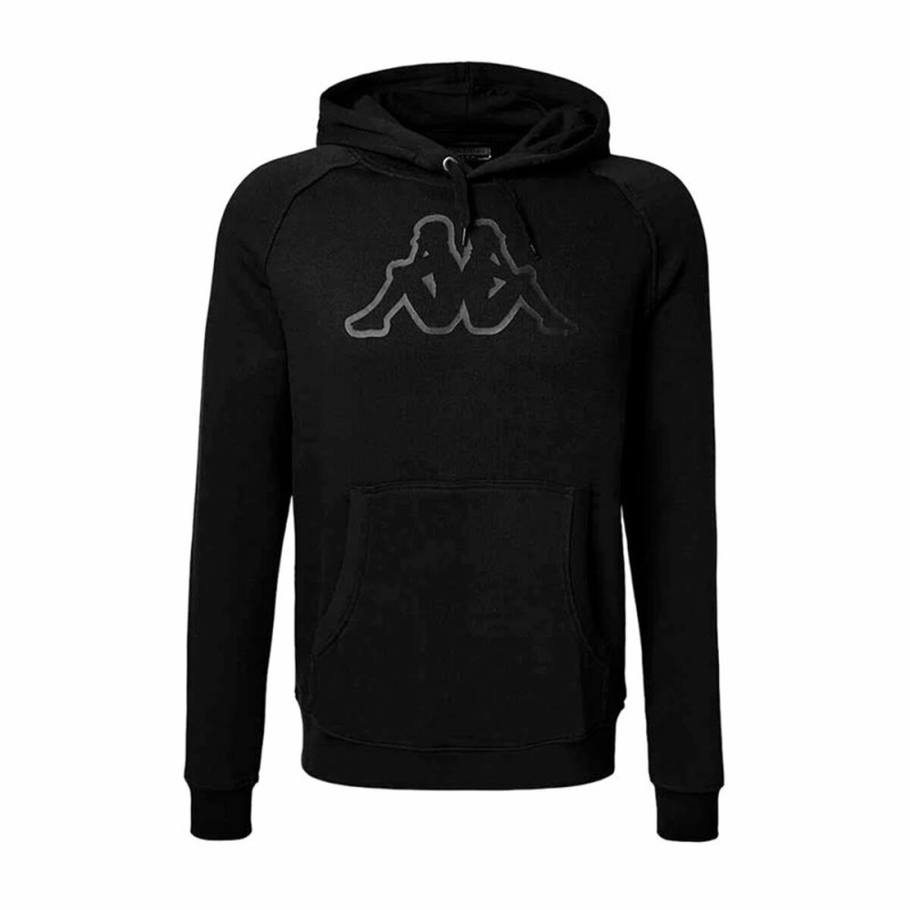 Sweat à capuche homme Kappa Zaiver Korporate Noir