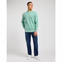 Herren Sweater ohne Kapuze Lee Plain Crew Intuition Grau Wasser