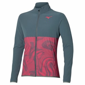 Sportjackefür Herren Mizuno Charge Printed Grau