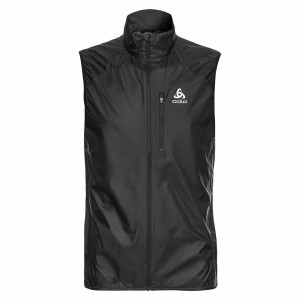 Unisex Sports Gilet Odlo Zeroweight Black Multicolour