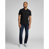 Kurzarm Poloshirt Lee Schwarz