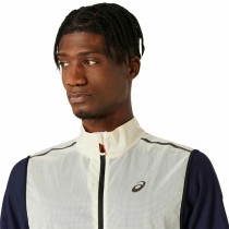 Unisex Sports Gilet Asics Metarun Packable Gilet Beige