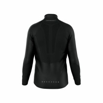 Sportjackefür Herren Compressport Hurricane indproof Schwarz