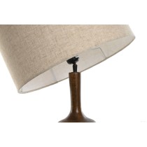 Lampe de bureau Home ESPRIT Marron Beige Bois de manguier 50 W 220 V 40 x 40 x 70 cm 40 X 40 X 68 CM