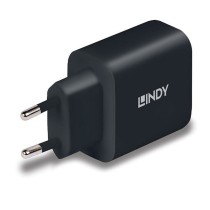 Wall Charger LINDY 73426 Black 65 W