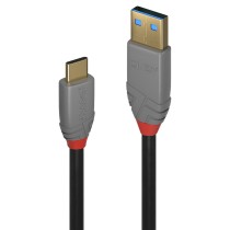 USB-C-Kabel LINDY 36913 2 m Schwarz