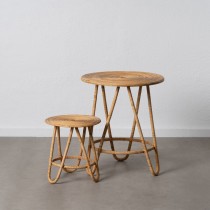 Jeu de 2 tables Beige 60 x 60 x 39 cm (2 Unités)