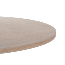 Table Basse Noir Naturel 65 x 65 x 37,5 cm