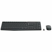 Keyboard and Wireless Mouse Logitech Grey AZERTY