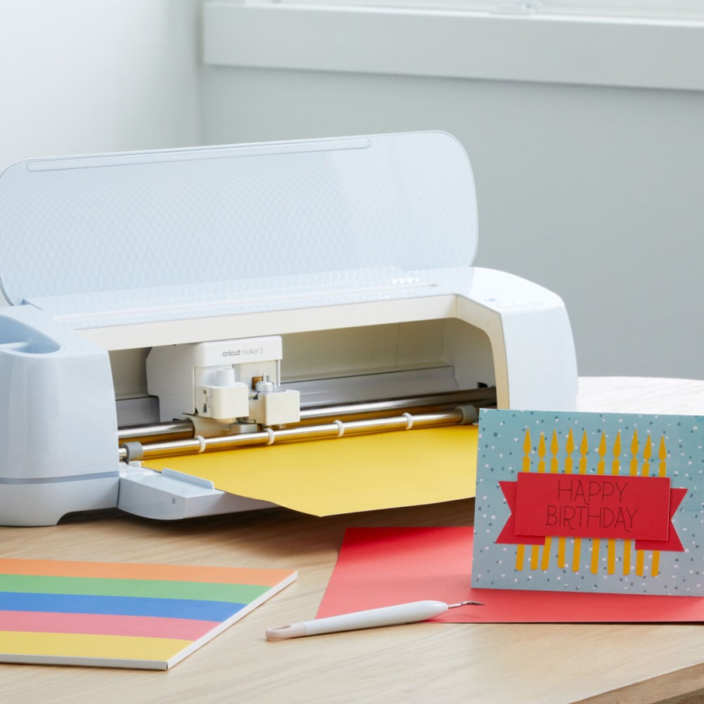 Selbstklebender Karton für Schneideplotter Cricut Smrt Weiß