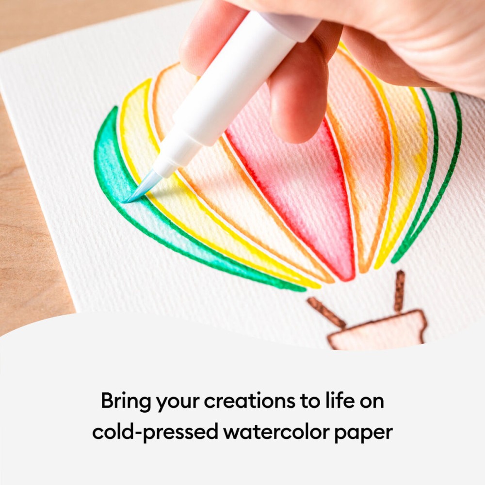 Watercolor Cards for Cutting Plotter Cricut S40 White