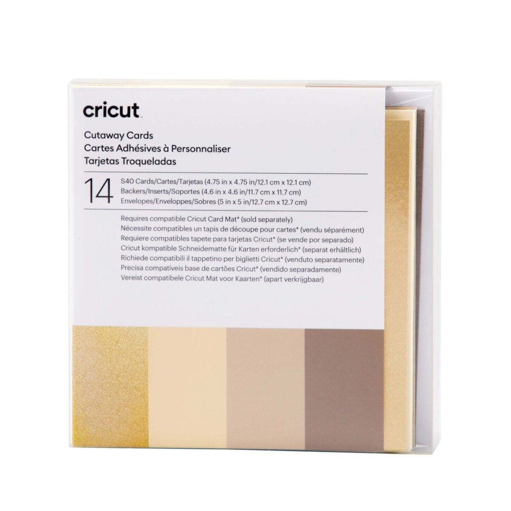 Cartes de découpe pour plotter de découpe Cricut Neutrals S40