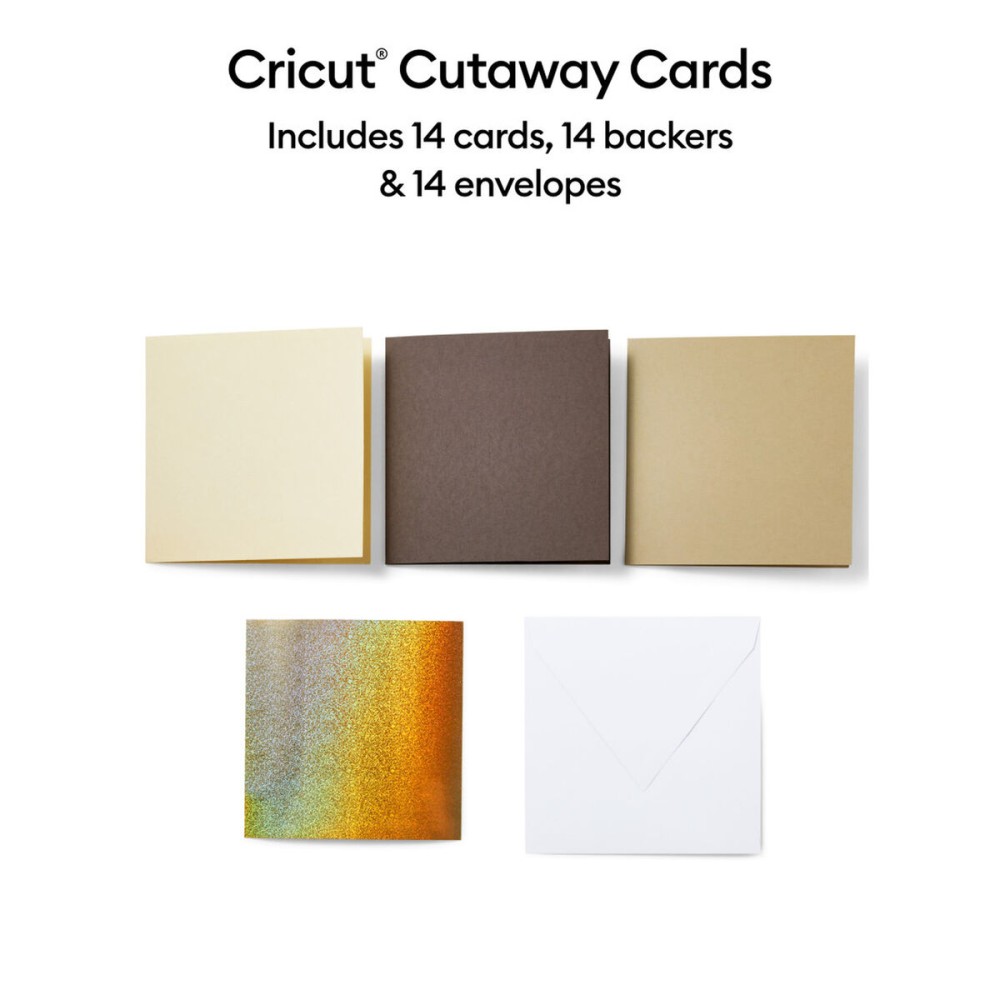 Cartes de découpe pour plotter de découpe Cricut Neutrals S40