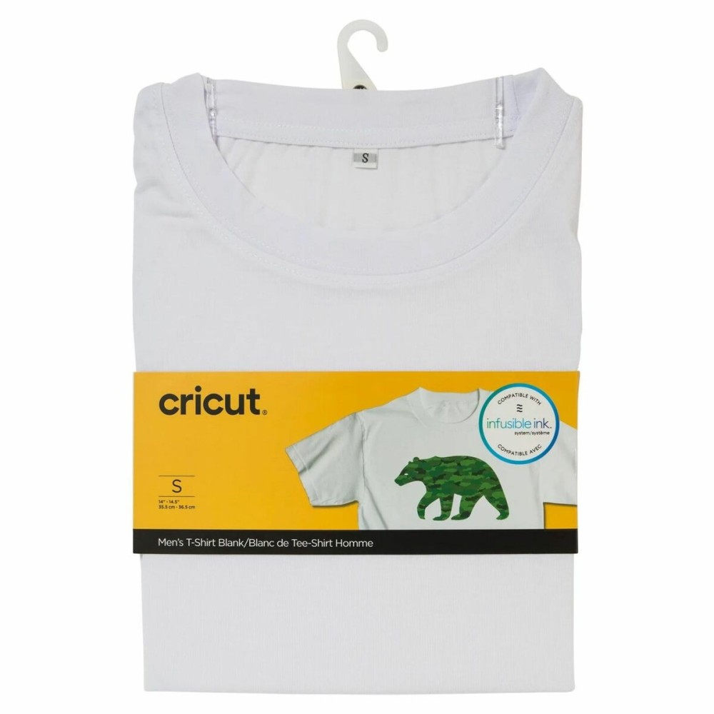 T-Shirt personalisierbar für Schneideplotter Cricut Men's Weiß S