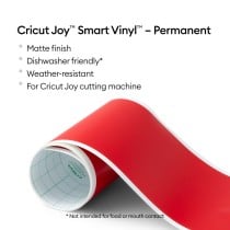 Vinyle permanent pour plotter de découpe Cricut Joy Rouge