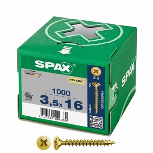 Schraubenkasten SPAX Yellox Z2 Flacher Kopf 3,5 x 16 mm 1000 Unidades