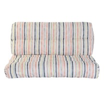 Coussin DKD Home Decor De Sol Multicouleur Aluminium Rayures 120 x 80 x 16 cm