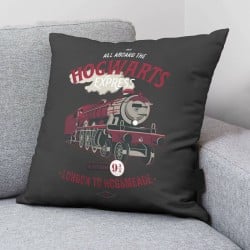 Housse de coussin Harry Potter Aboard Multicouleur Gris foncé 50 x 50 cm