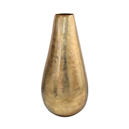 Vase 45 x 45 x 95 cm Golden Aluminium