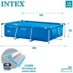 Detachable Pool Intex 28271NP 260 x 65 x 160 cm 2282 L