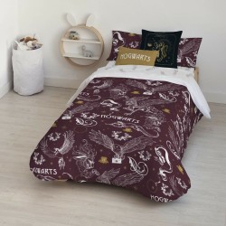 Housse de Couette Harry Potter Creatures Multicouleur 175 Fils 220 x 220 cm Lit 2 persones