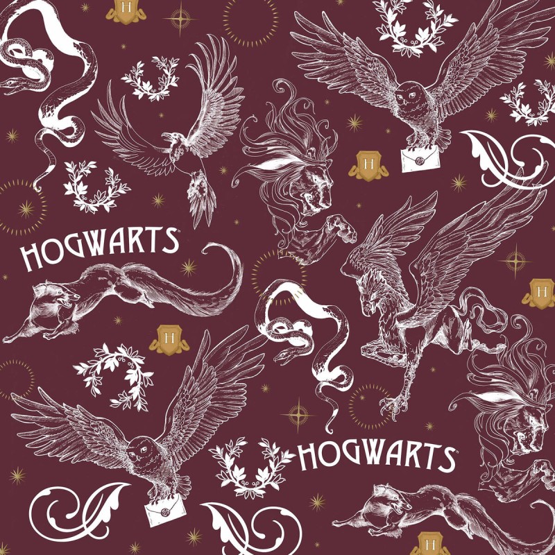 Bettdeckenbezug Harry Potter Creatures Bunt 175 Fäden 220 x 220 cm Double size