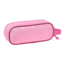 Trousse Fourre-Tout Double Barbie Girl Rose 21 x 8 x 6 cm