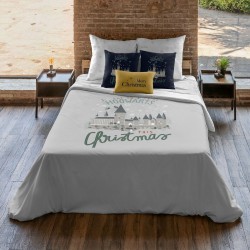 Housse de Couette Harry Potter Hogwarts in Christmas Multicouleur 175 Fils 260 x 240 cm Lit king size