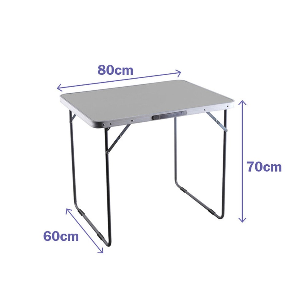 Folding Table Marbueno 80 x 70 x 60 cm Multicolour