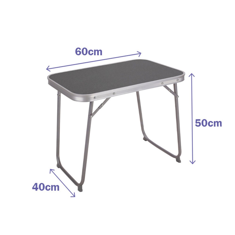 Table Pliante Marbueno Acier D16 Assortie Camping et Plage 60X40X50 cm 10016