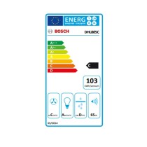 Hotte standard BOSCH 204716 86 cm 730 m3/h 1051W Acier inoxydable