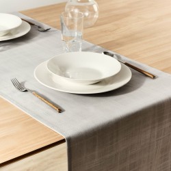 Chemin de Table Belum Liso Gris 45 x 140 cm